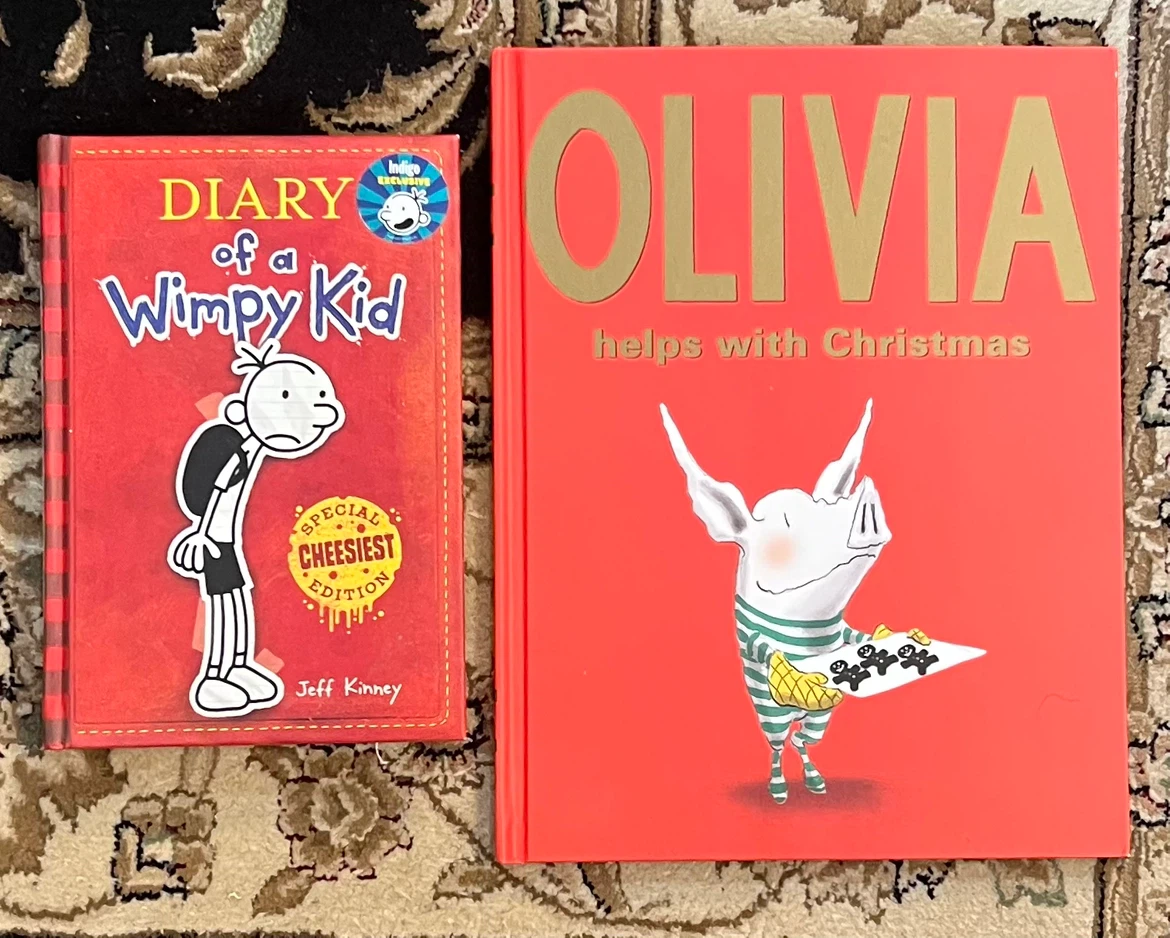 Diary of a Wimpy Kid & Olivia Helps with Christmas Books