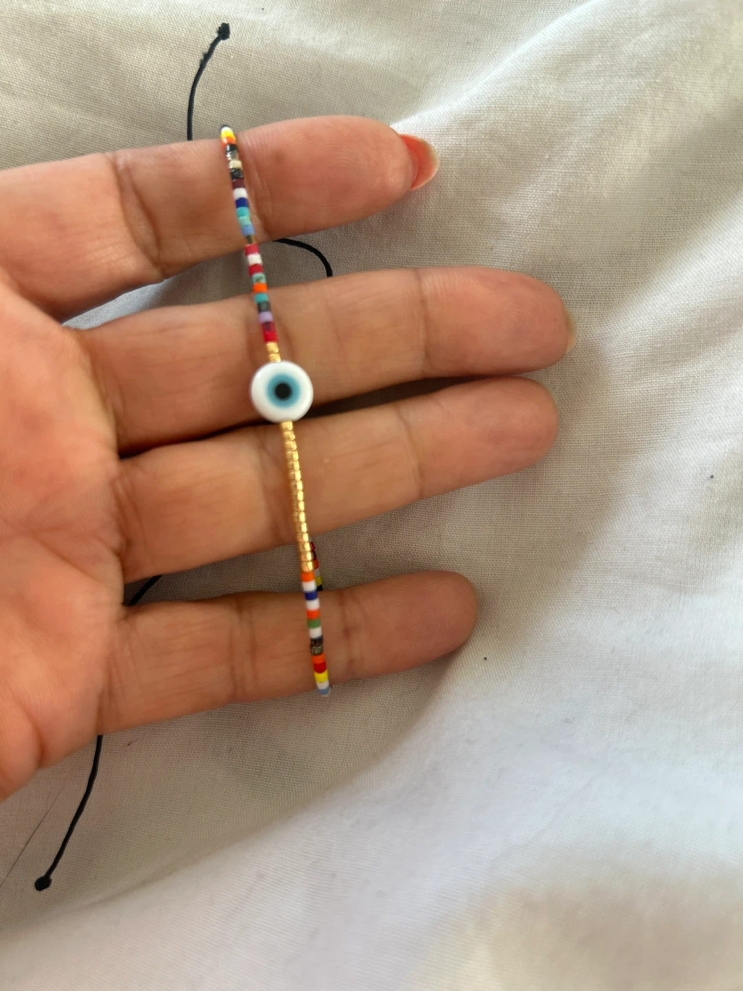 Beaded Evil Eye Bracelet