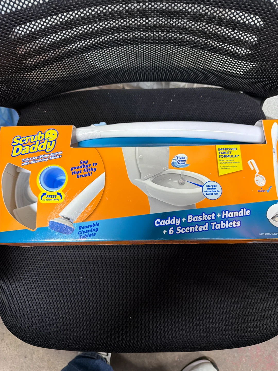 Scrub Daddy Toilet Scrubbing System with Dissolving Tablets