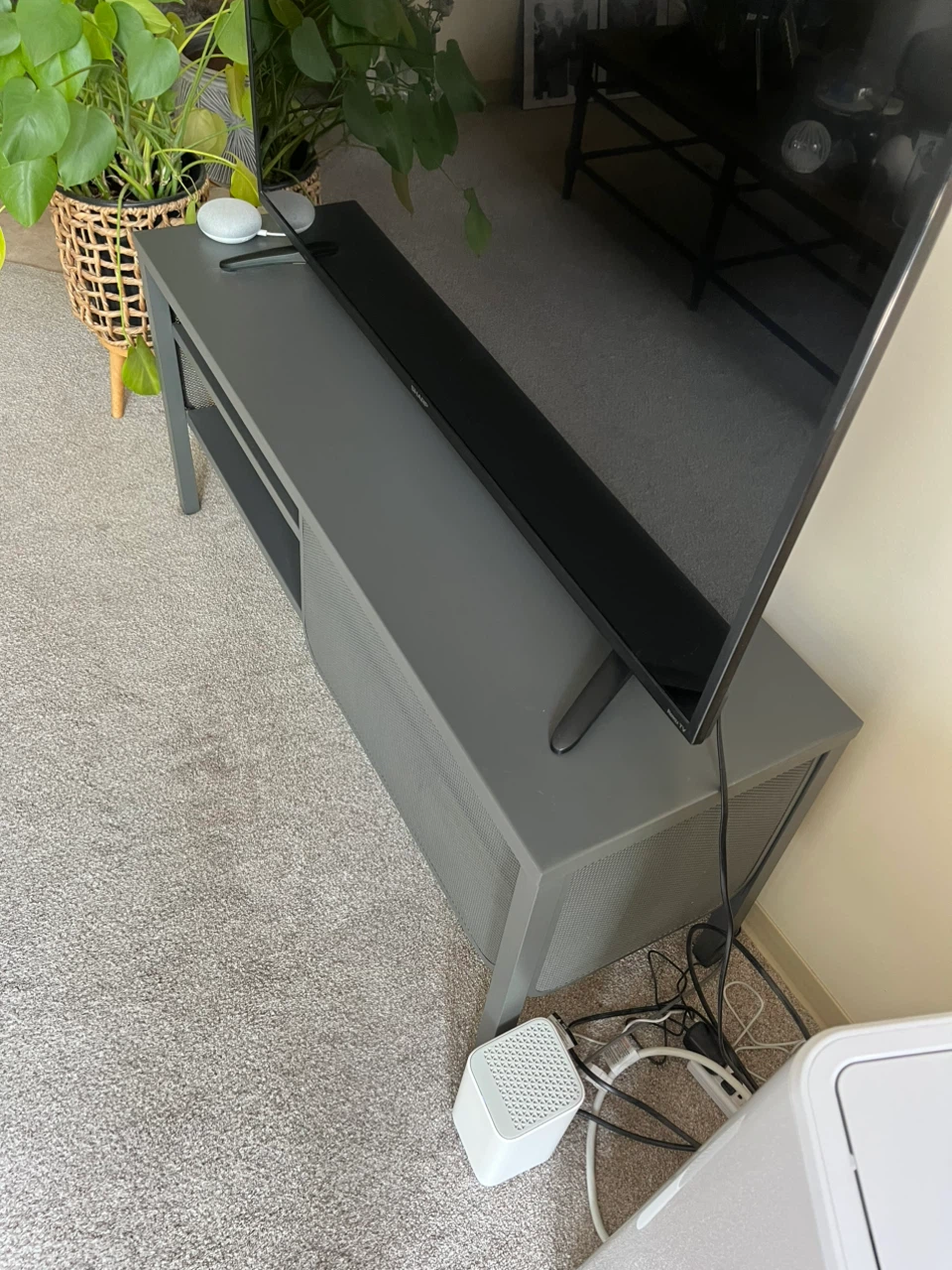 Grey TV Stand / Media Console - photo 2