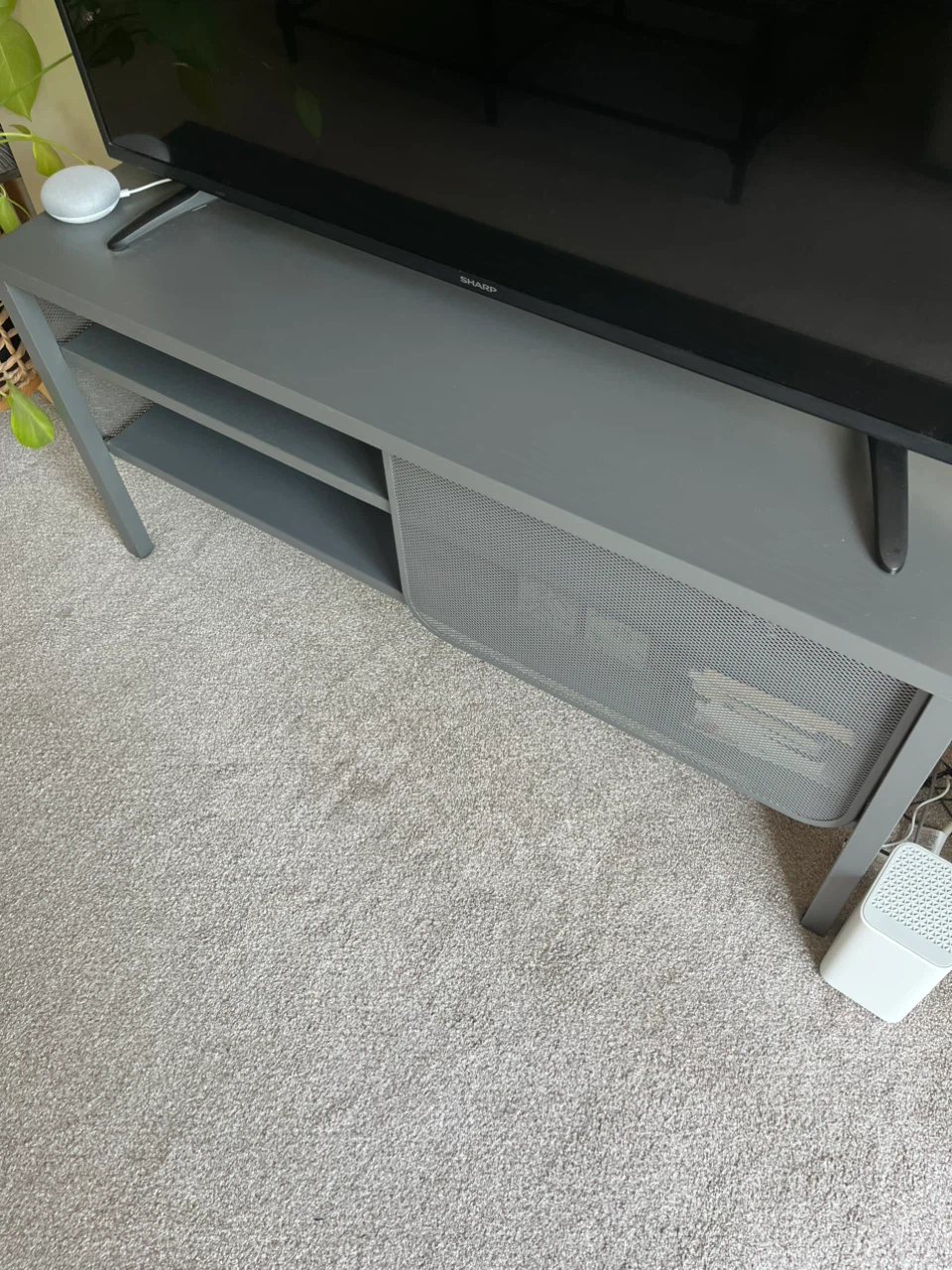Grey TV Stand / Media Console - photo 3