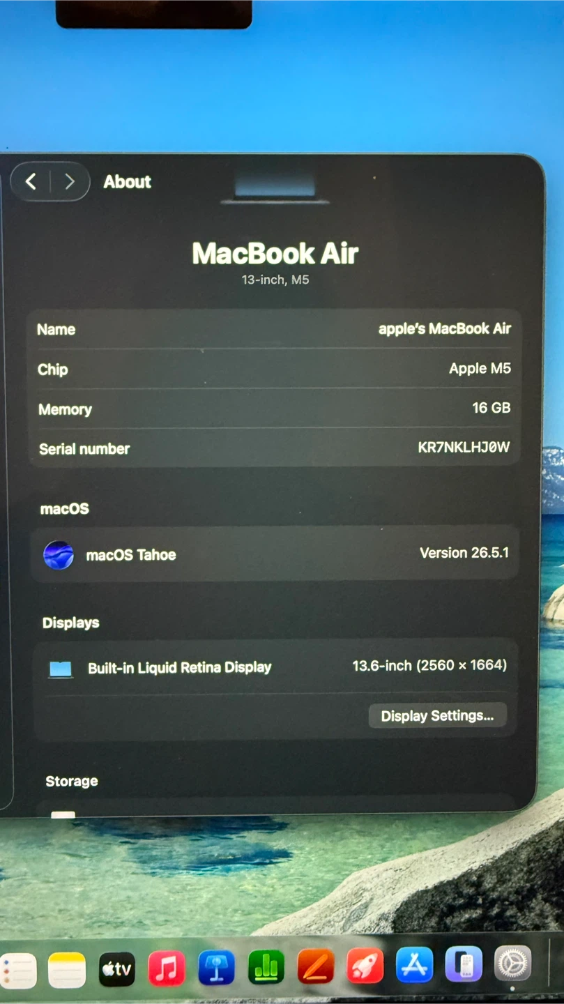 Apple MacBook Air 13-inch, M5 - photo 3
