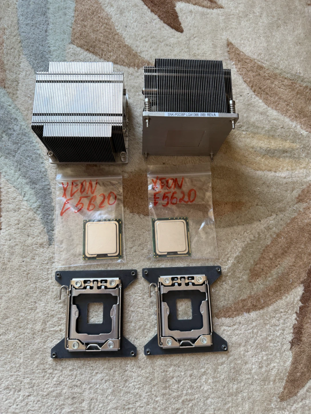 Intel Xeon E5620 + Supermicro Heatsinks LGA1366