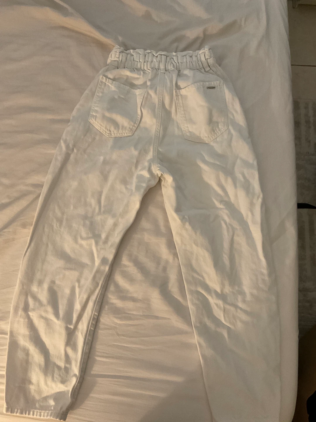 Zara White Denim Jeans - photo 3