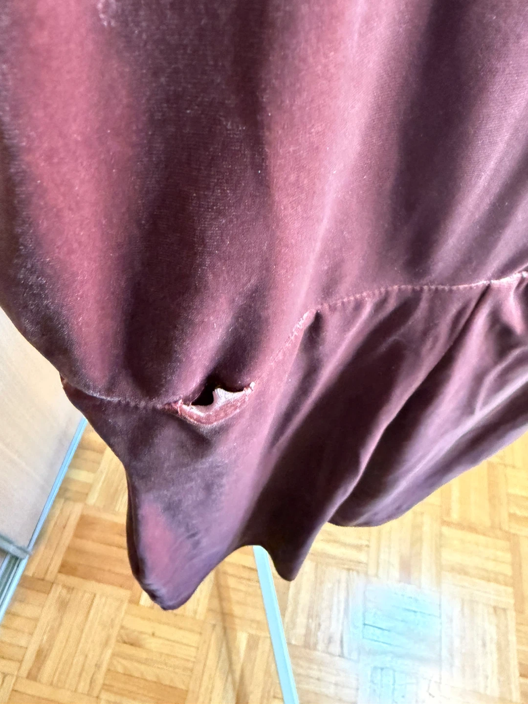 Small Velvet Ruched Mini Dress - photo 4