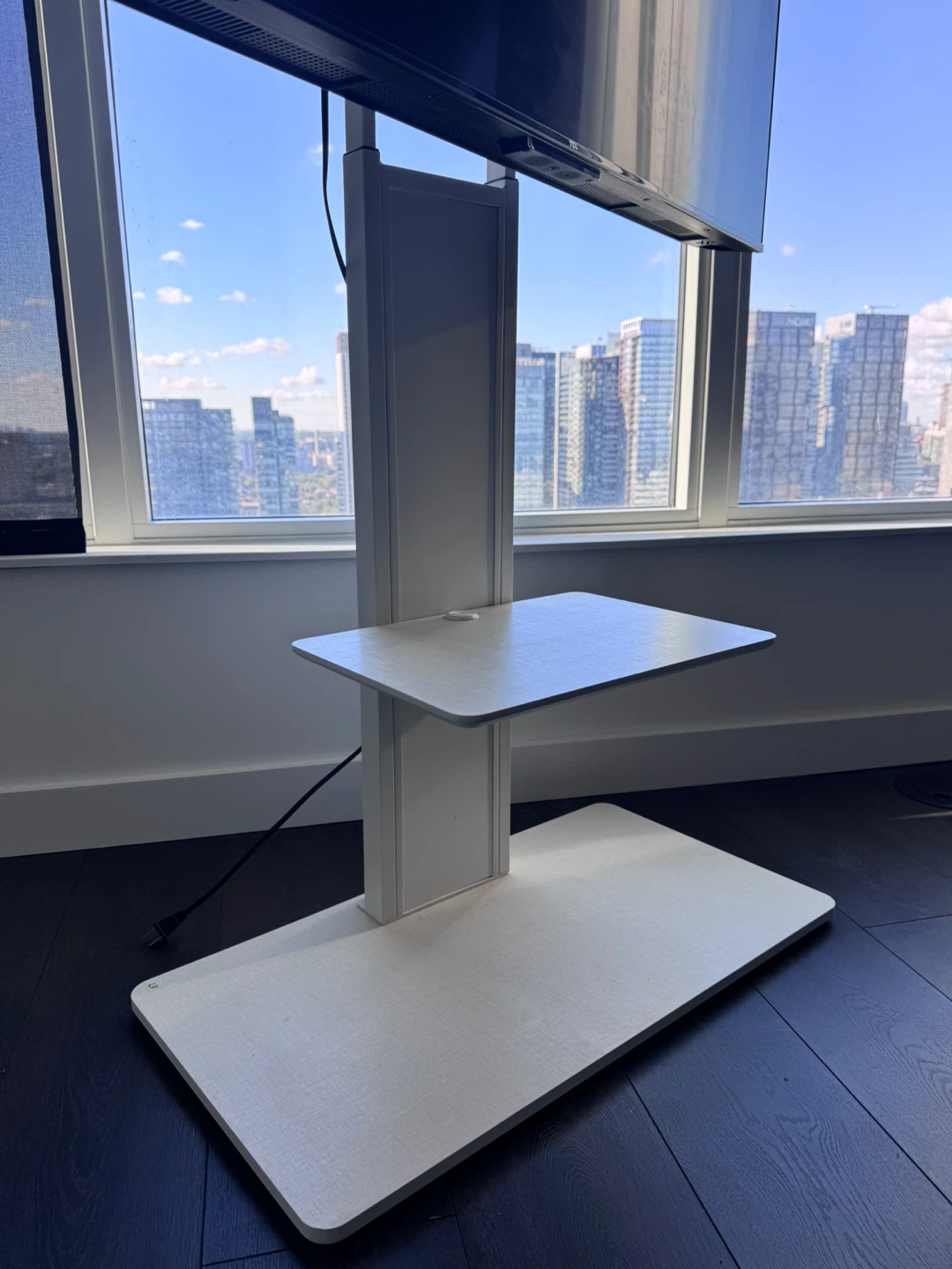 Moveable TV Stand with Mount for 32"-75" TVs - pickup only. - photo 5