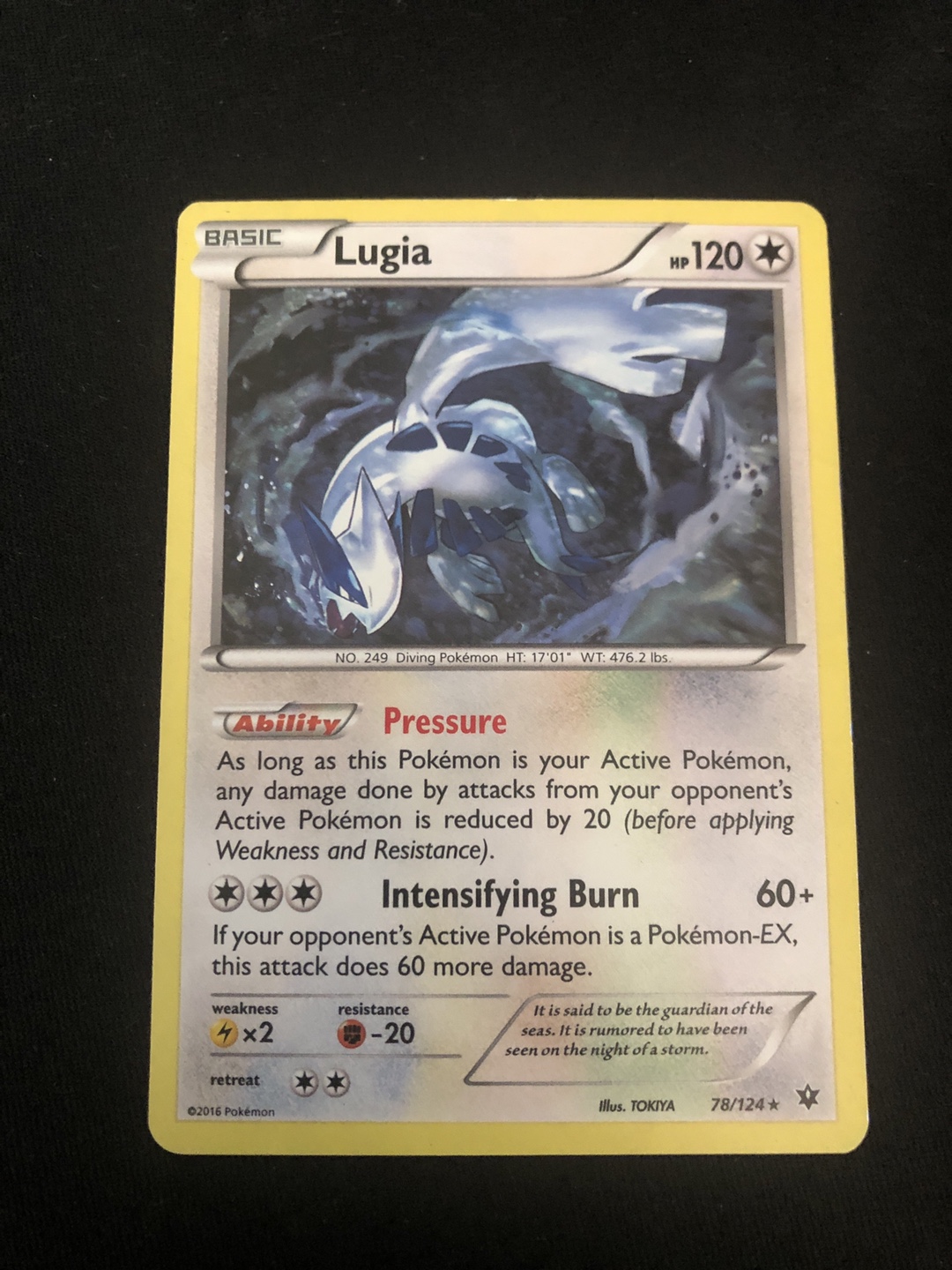 Lugia 2016 Holo 78/124