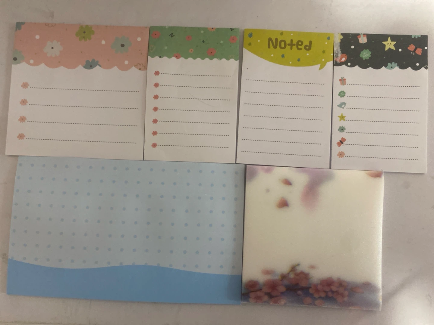 Decorative Sticky Notes Set