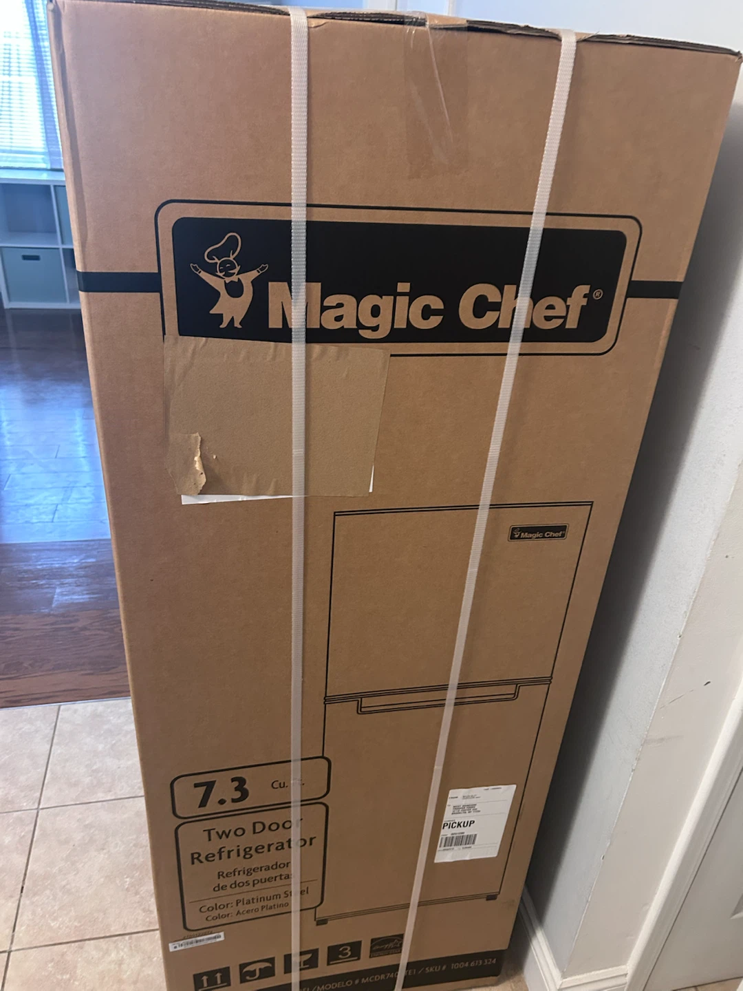 Magic Chef 7.3 Cu. Ft. Two Door Refrigerator