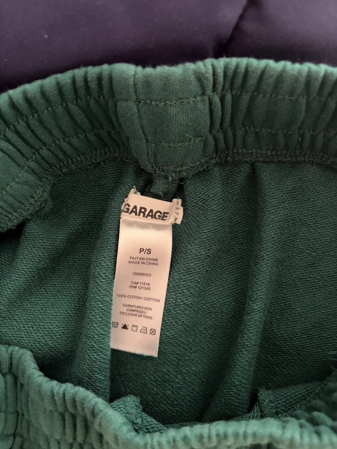 Garage Green Cotton Shorts P/S - photo 3