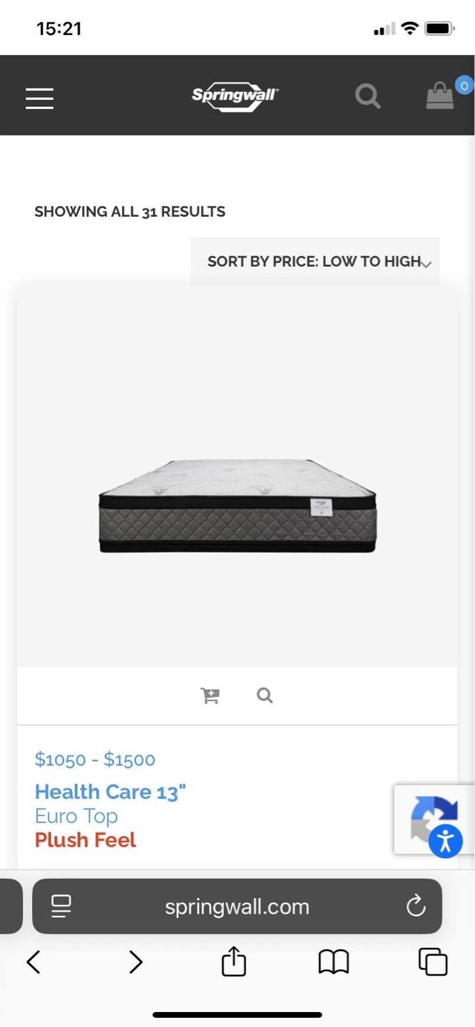 Twin Size Springwall Willow Mattress Bedbase - photo 5