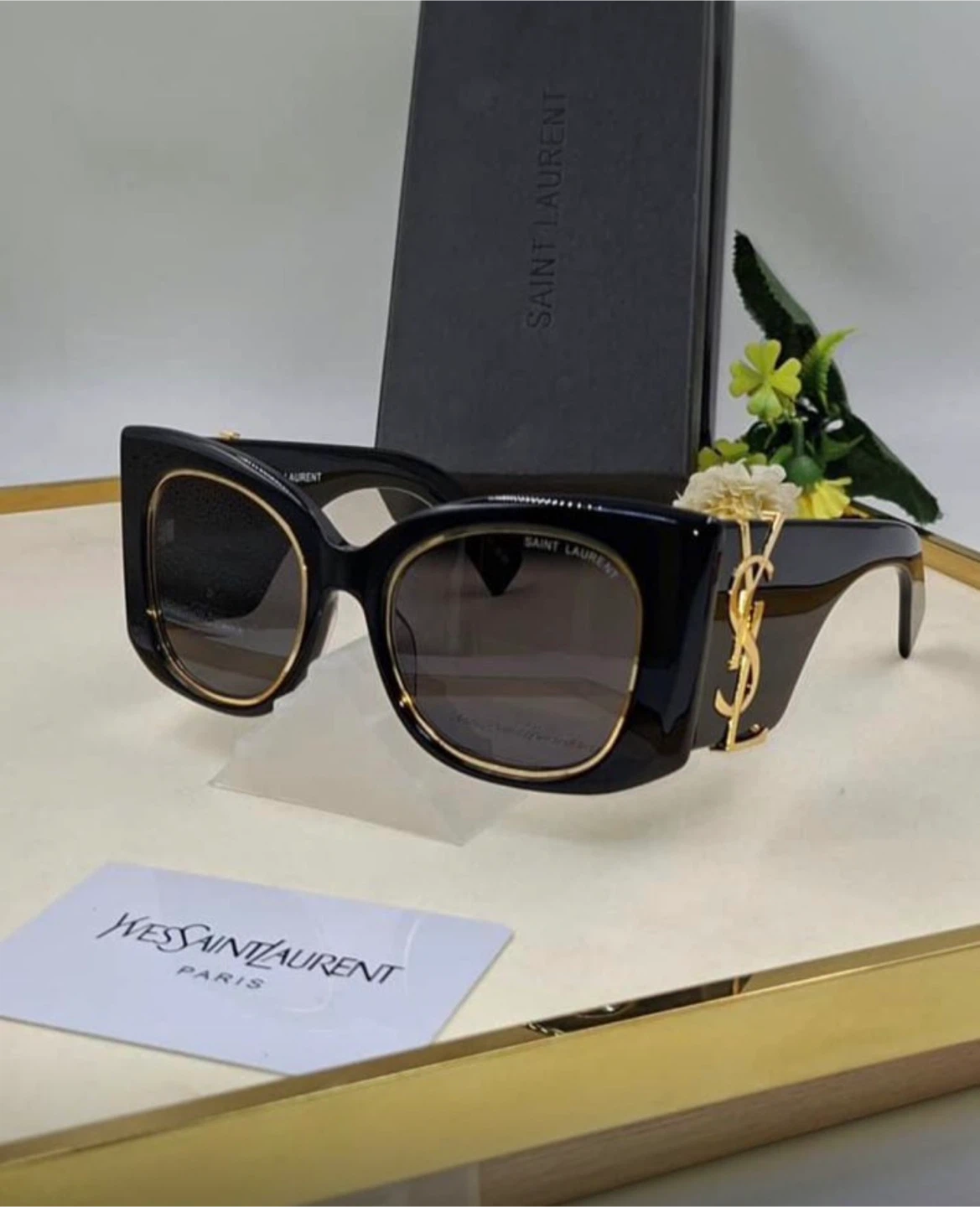 SL Black & Gold Sunglasses