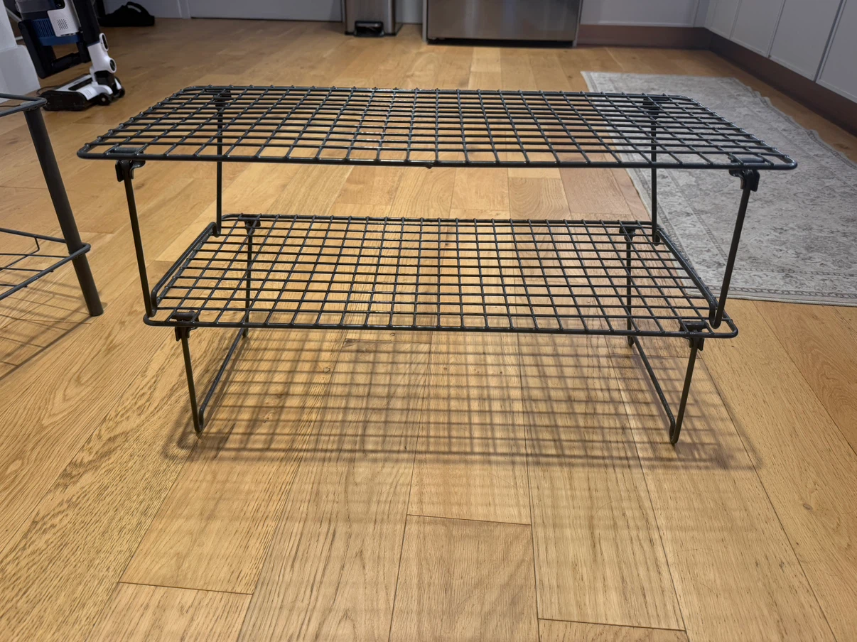 2 Shoe Racks – Black Metal - photo 2