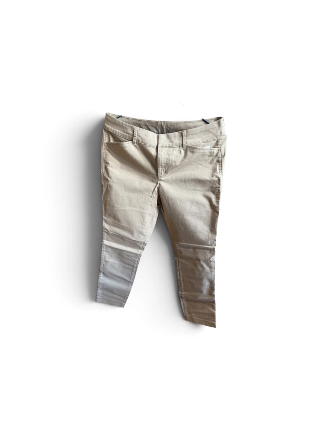 6 petite, Womens Mid Rise Tan pixie pants