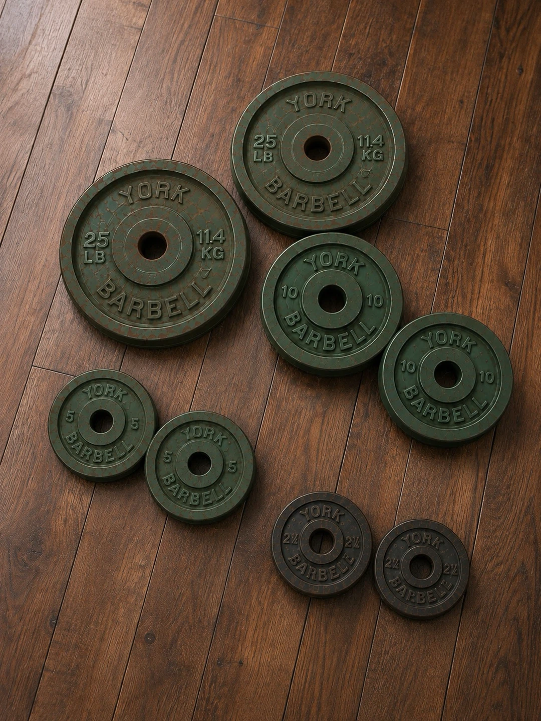 York Barbell Weight Plates 2.5-25s