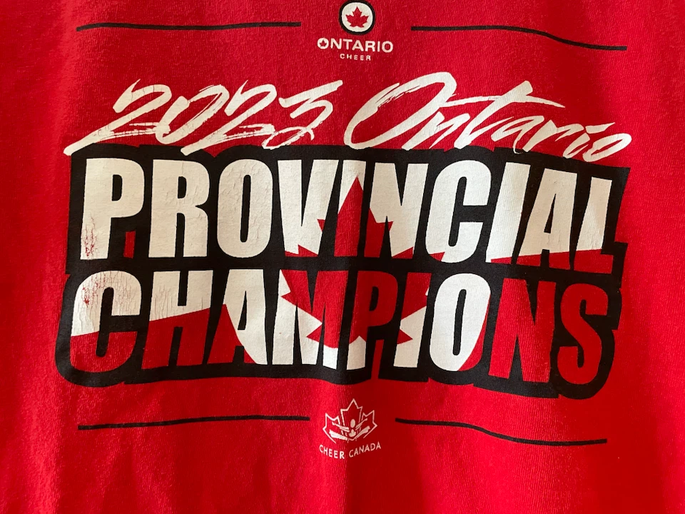 Ontario Cheer Provincial Champions 2023 T-Shirt - photo 3
