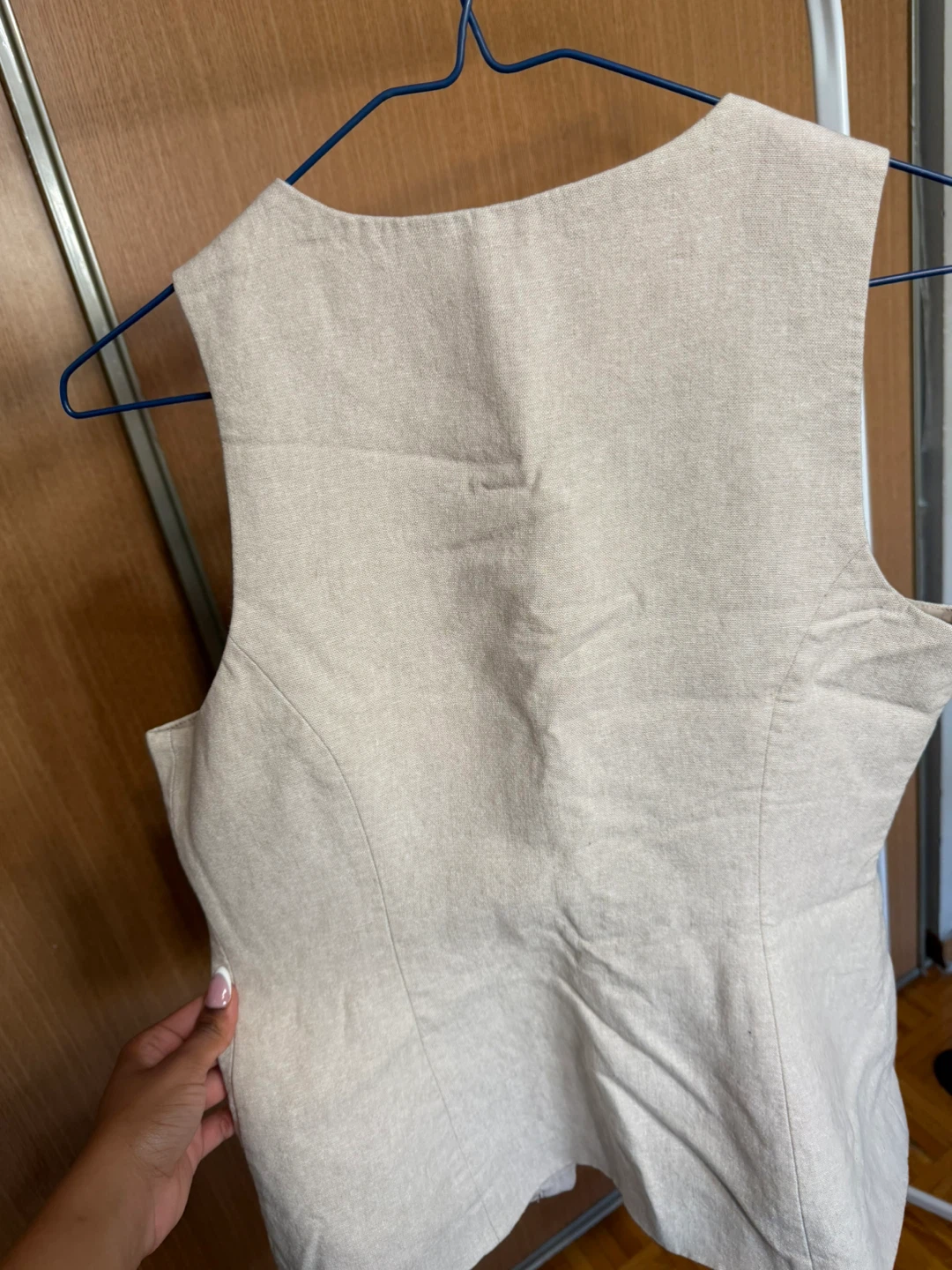 Old Navy Womens Linen Blend Vest - Size S - photo 2