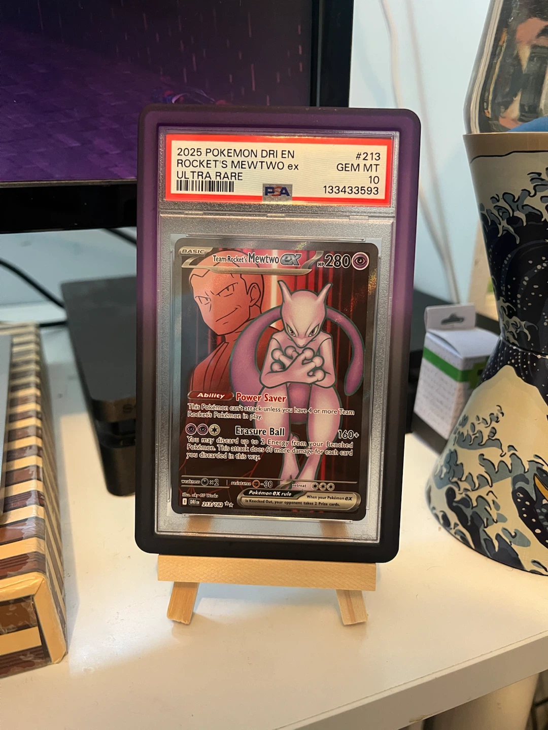 PSA gem mint 10 highest grade mewtwo ex destined rivals
