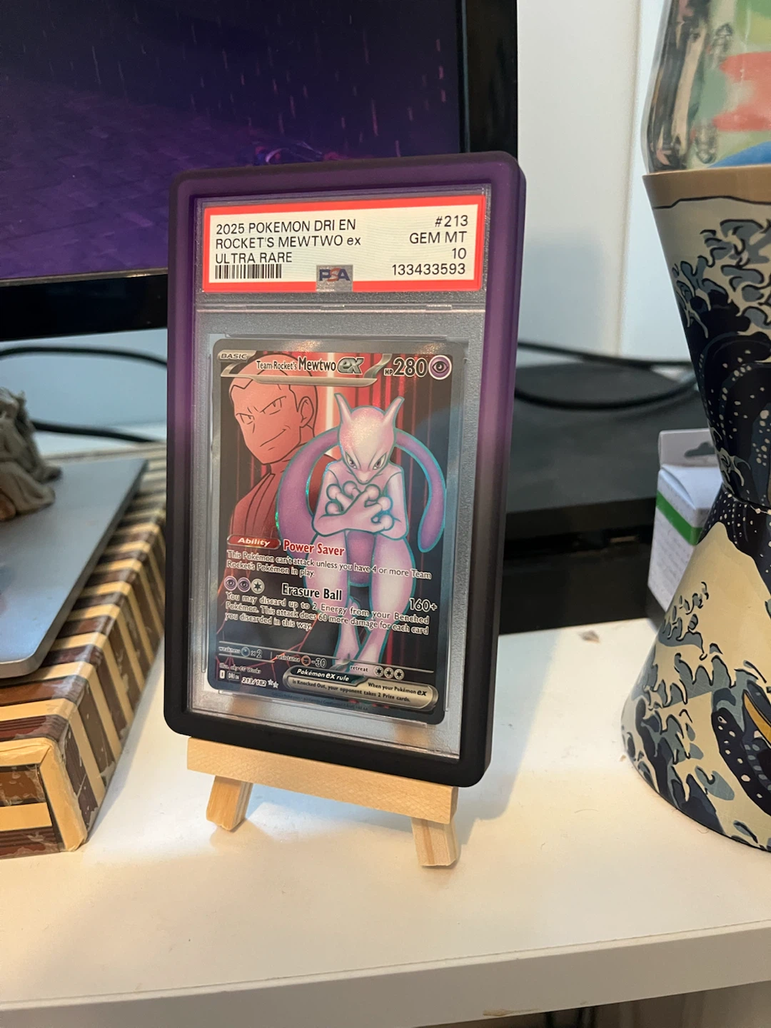 PSA gem mint 10 highest grade mewtwo ex destined rivals - photo 3