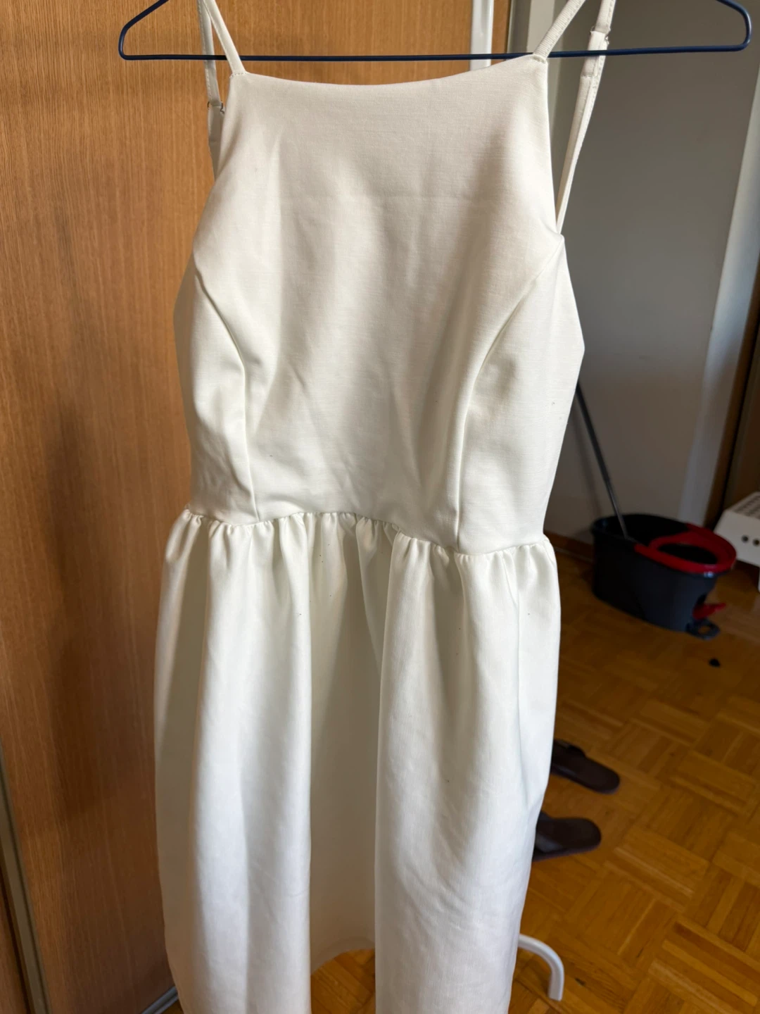 White Sleeveless Mini Dress