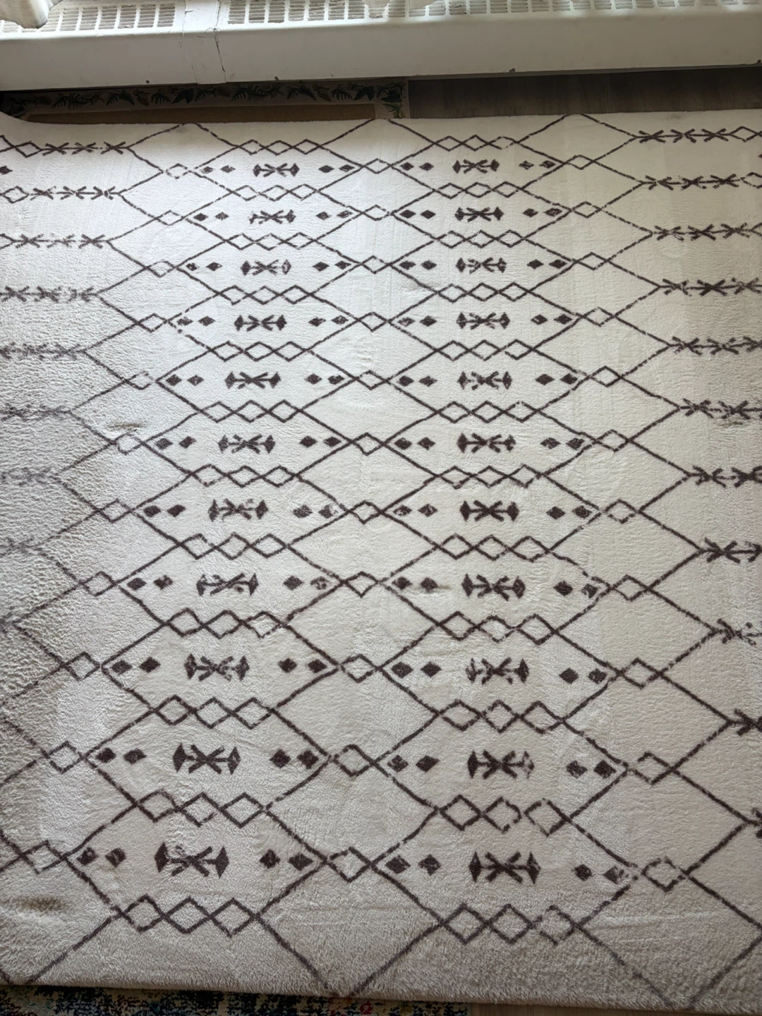 Large Cream Patterned Rug - photo 3