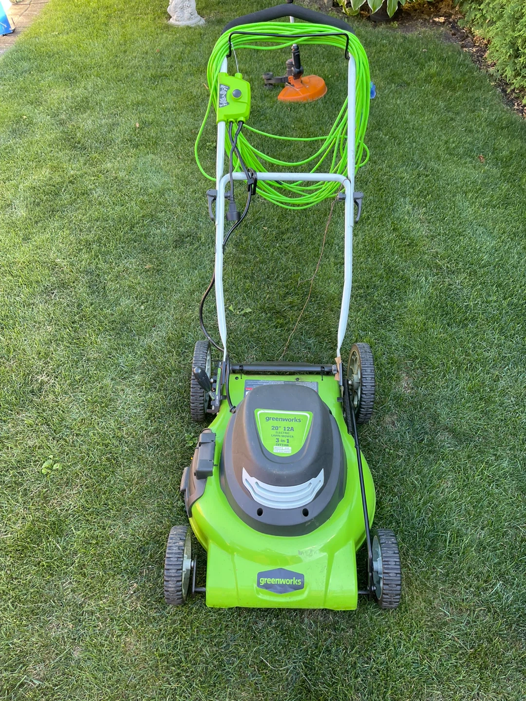 Greenworks 20" 12A Electric Mower