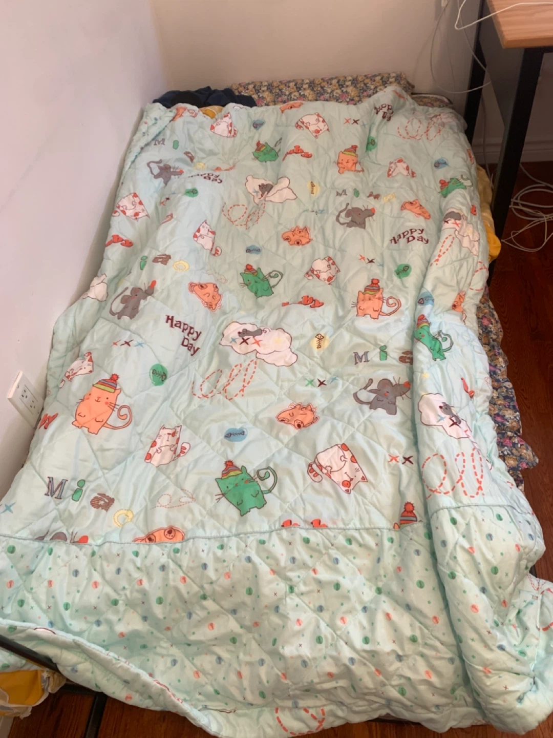 Cartoon Quilted Blanket Lightweight Comforter