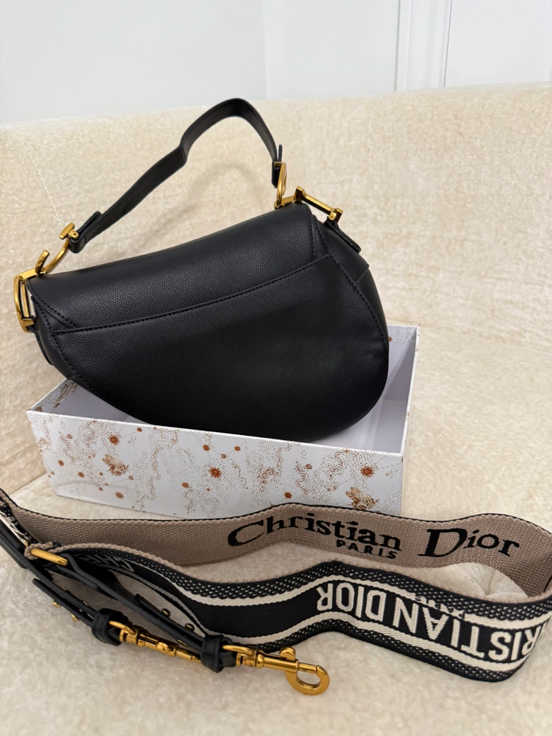 Luxury CDBlack Saddle Bag - photo 2