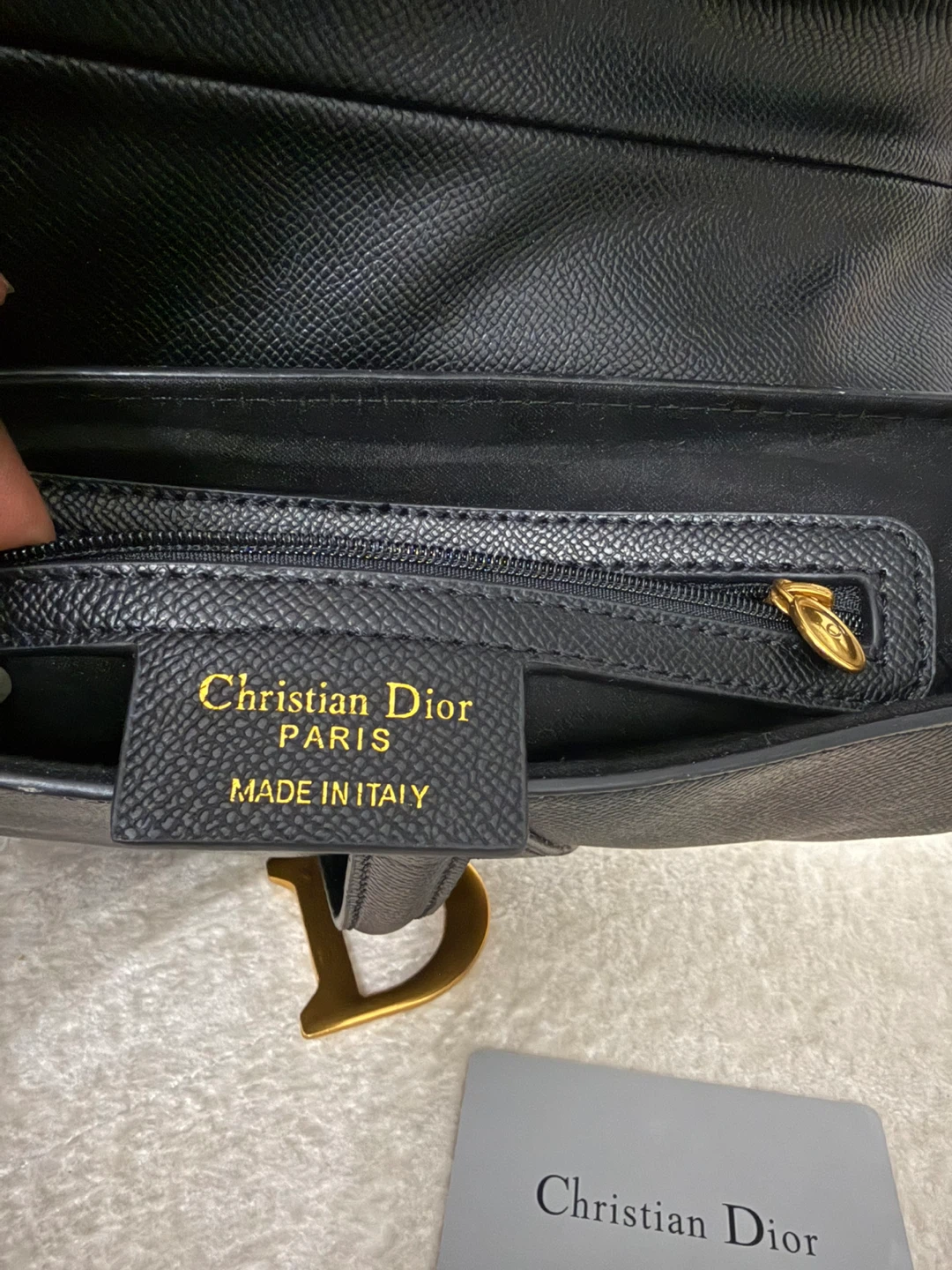 Luxury CDBlack Saddle Bag - photo 4