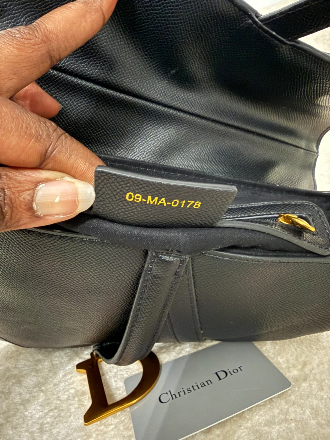 Luxury CDBlack Saddle Bag - photo 5
