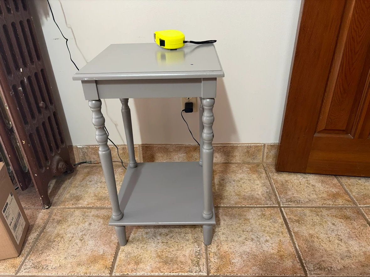 Grey Two-Tiered Accent Table - photo 2