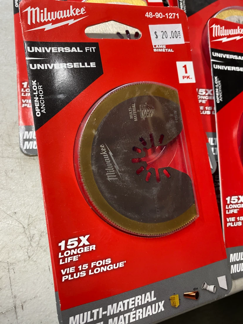 Milwaukee multi tool titanium cutter attachments $15 each - photo 2
