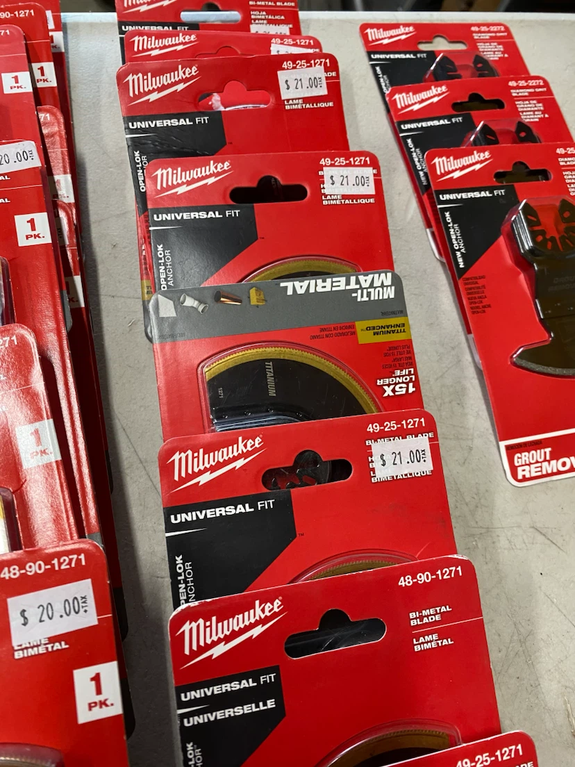Milwaukee multi tool titanium cutter attachments $15 each - photo 4