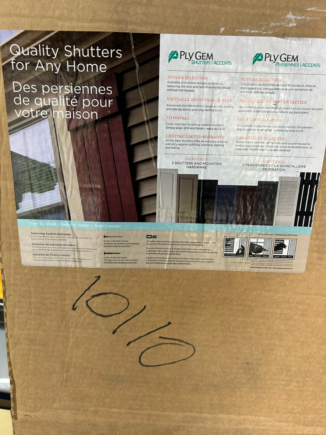 Ply Gem Shutters & Accents 2 Shutter Mounting Hardware Kit