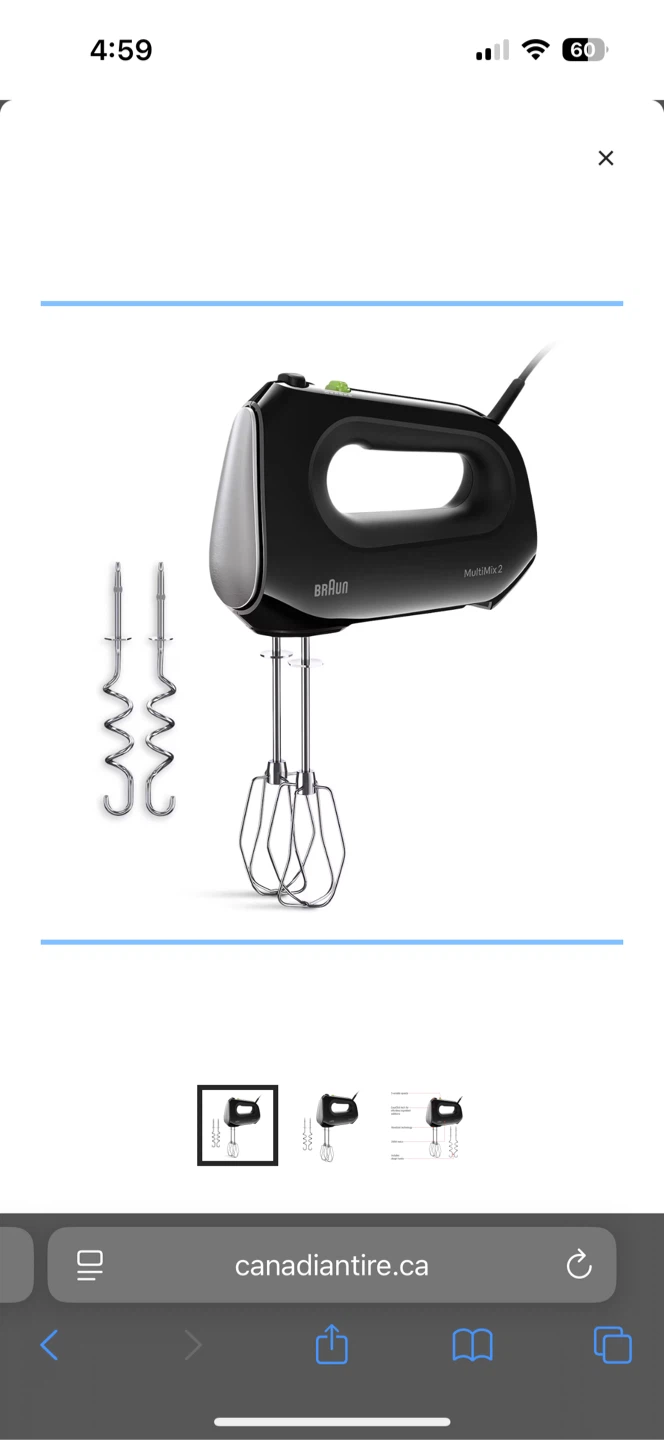 Braun Multimix 2 Hand Mixer