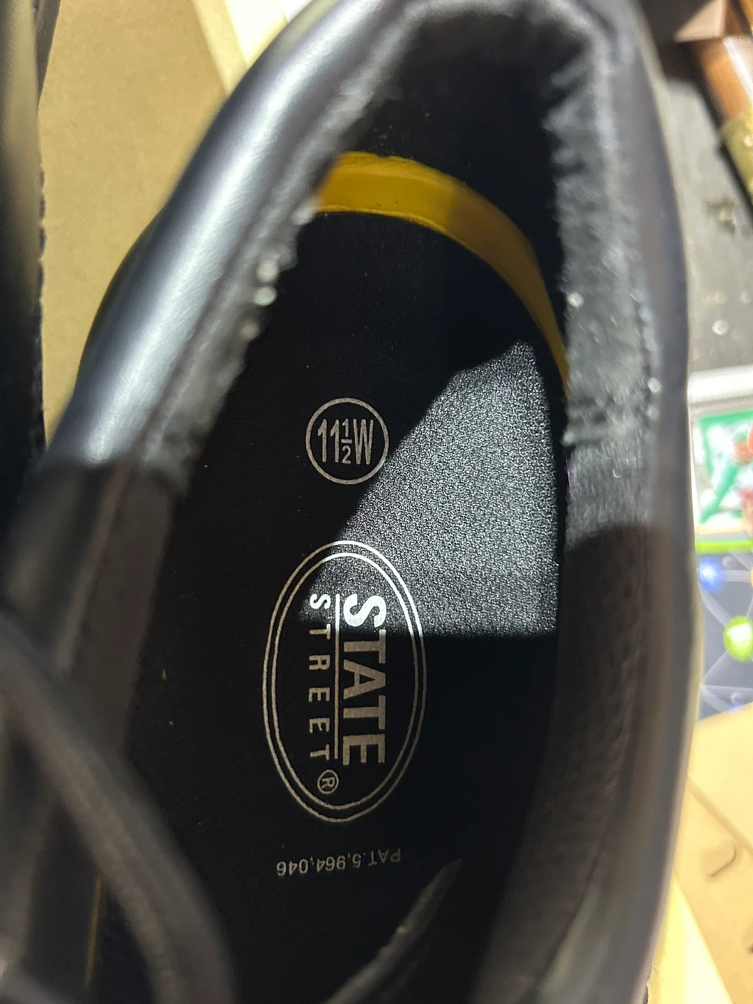 Hush Puppies Black Leather Oxford Shoes - photo 2