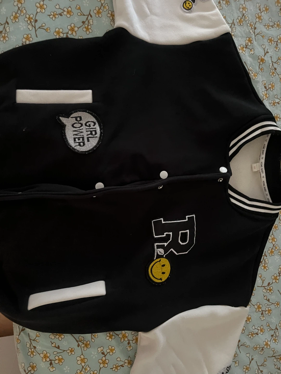 Black and White Varsity Jacket