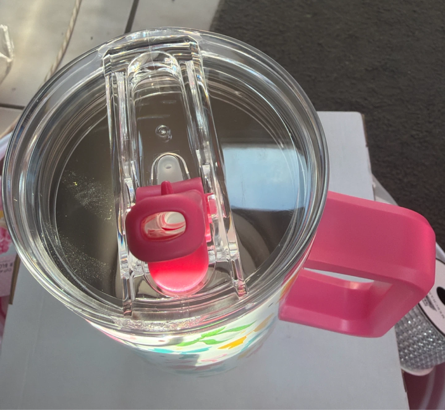 30oz Tumbler with Handle - Pink Bows - photo 3