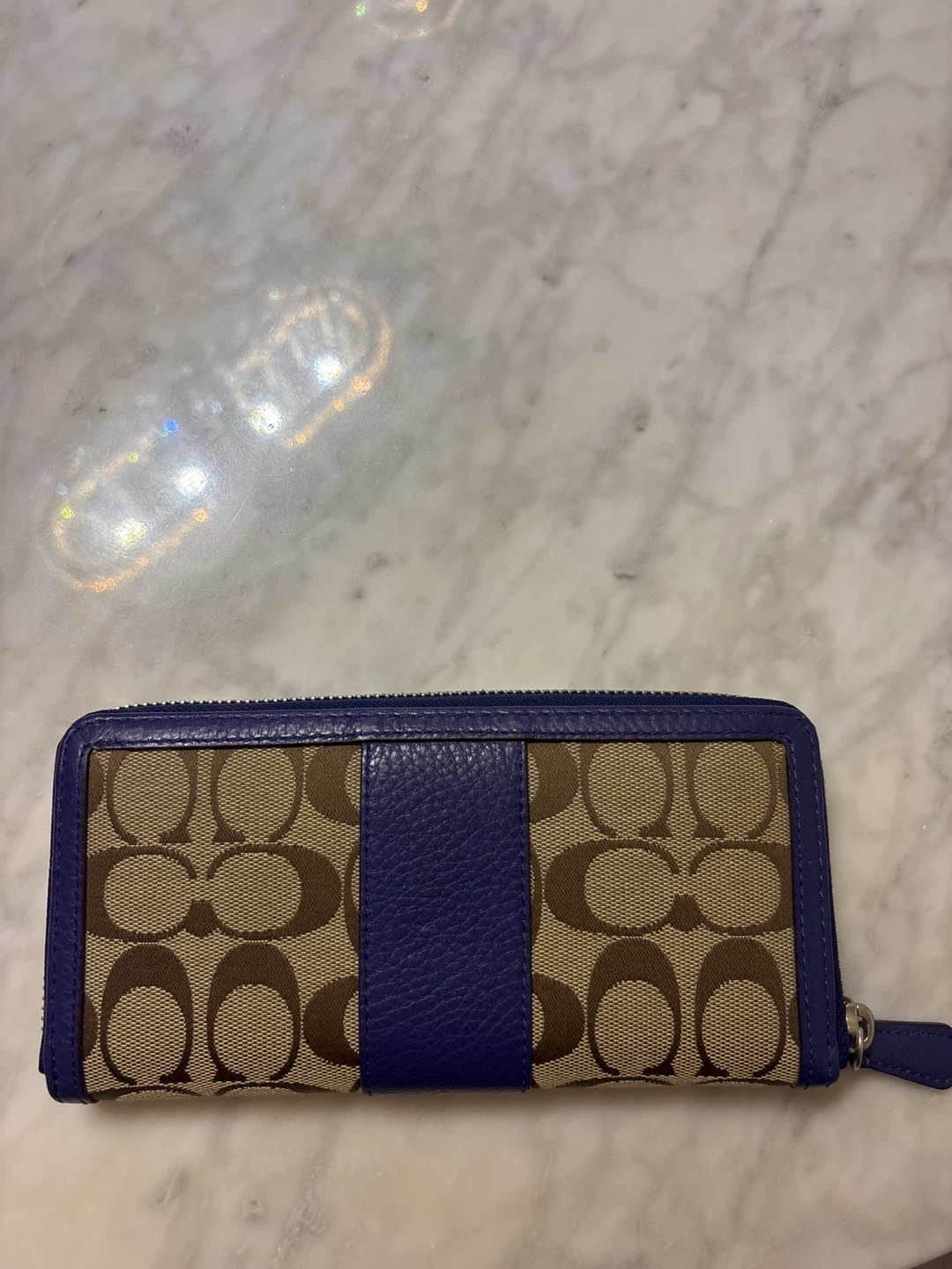 Coach Signature Zip Around Wallet - photo 2