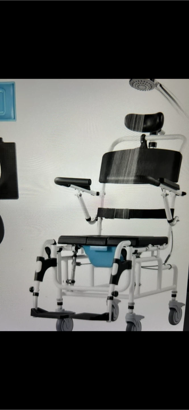 Shower Wheelchair with Commode
