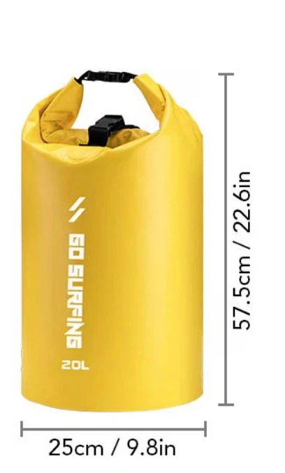 New Yellow 20L Waterproof Dry Bag