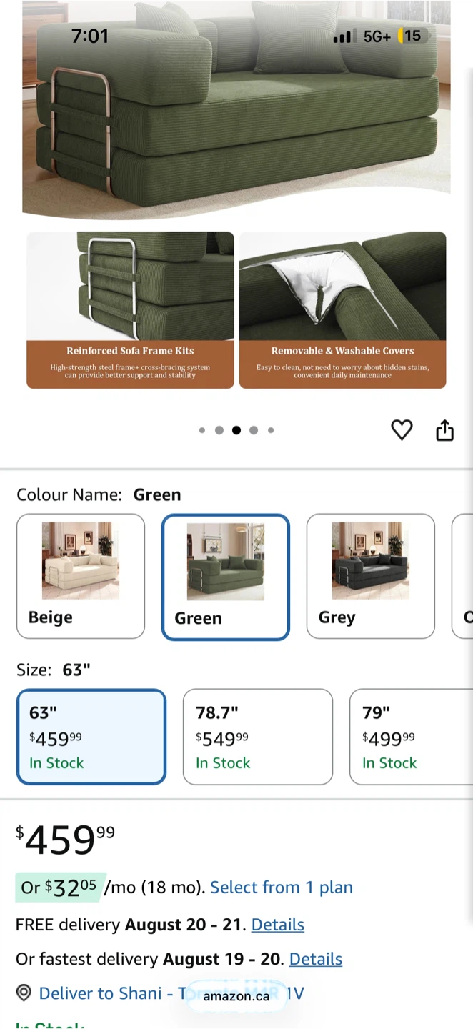 Brand new, perfect condition sofa - photo 4