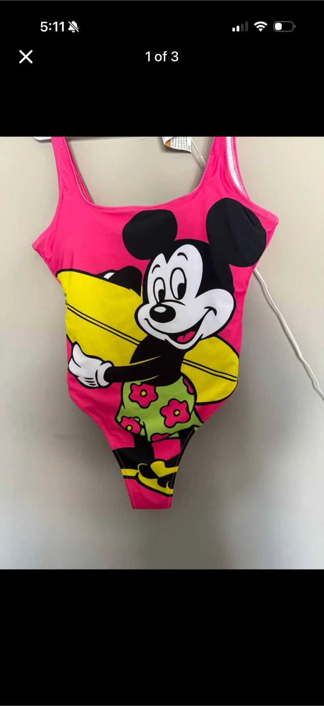 Mickey Mouse Pink Swimsuit