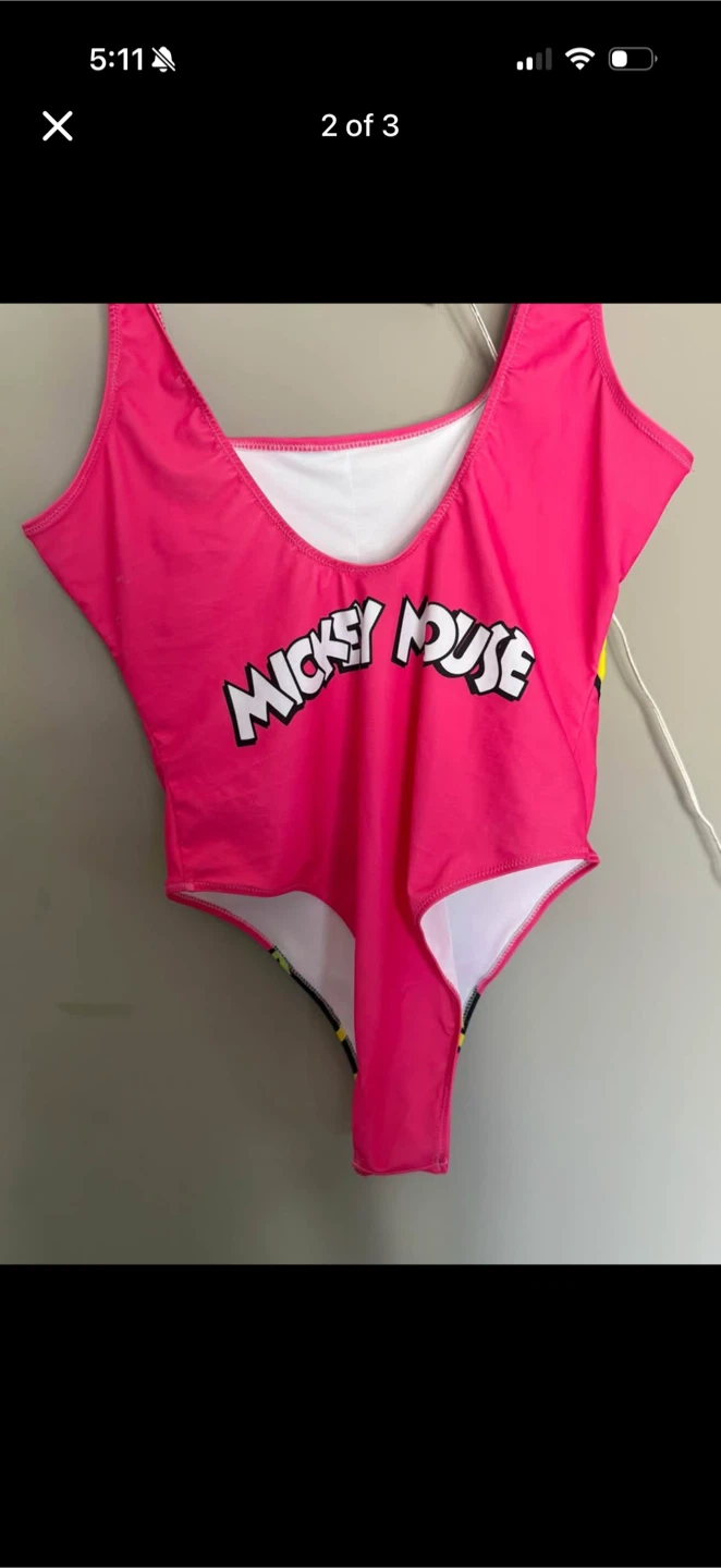 Mickey Mouse Pink Swimsuit - photo 2