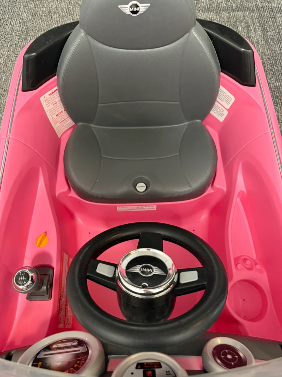 Pink Mini Cooper Ride-On Car for Kids - photo 3
