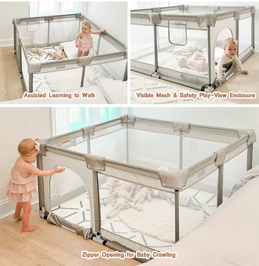 Playpen with playmat 47”x 47” - photo 4