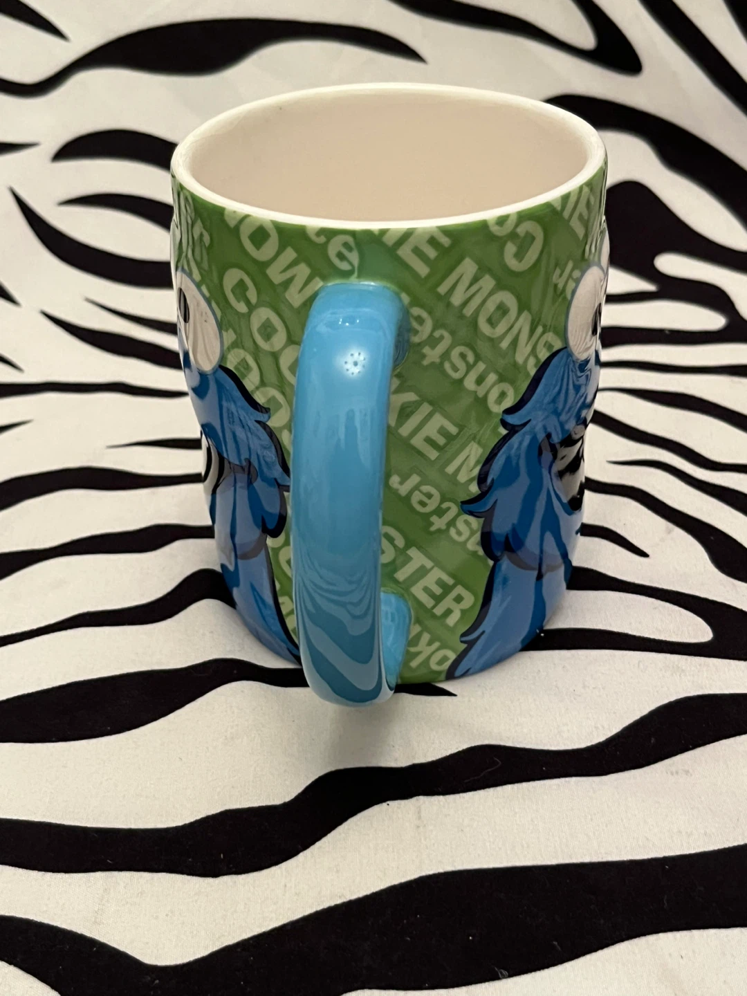 💙🍪 Ceramic Sesame Street Cookie Monster mug 🍪💙 - photo 4