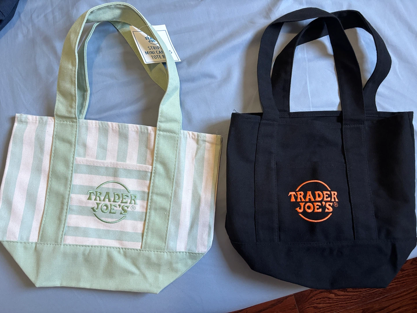 Trader Joe's Mini Canvas Tote Bags
