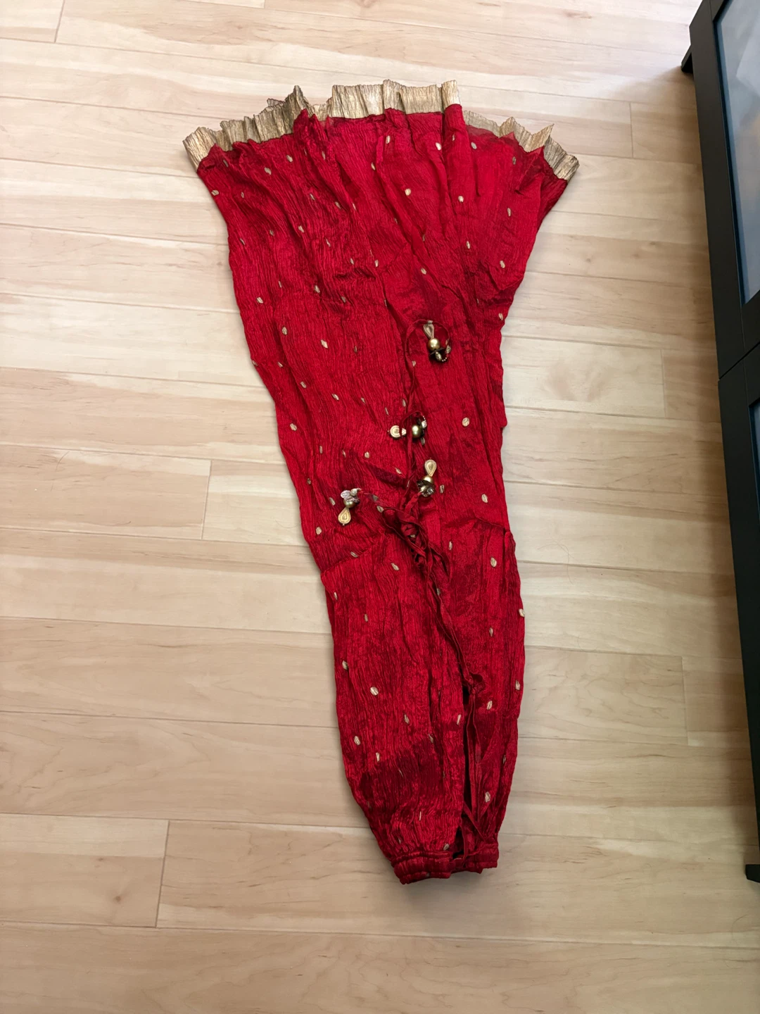 Red Skirt with Gold Accents - photo 2