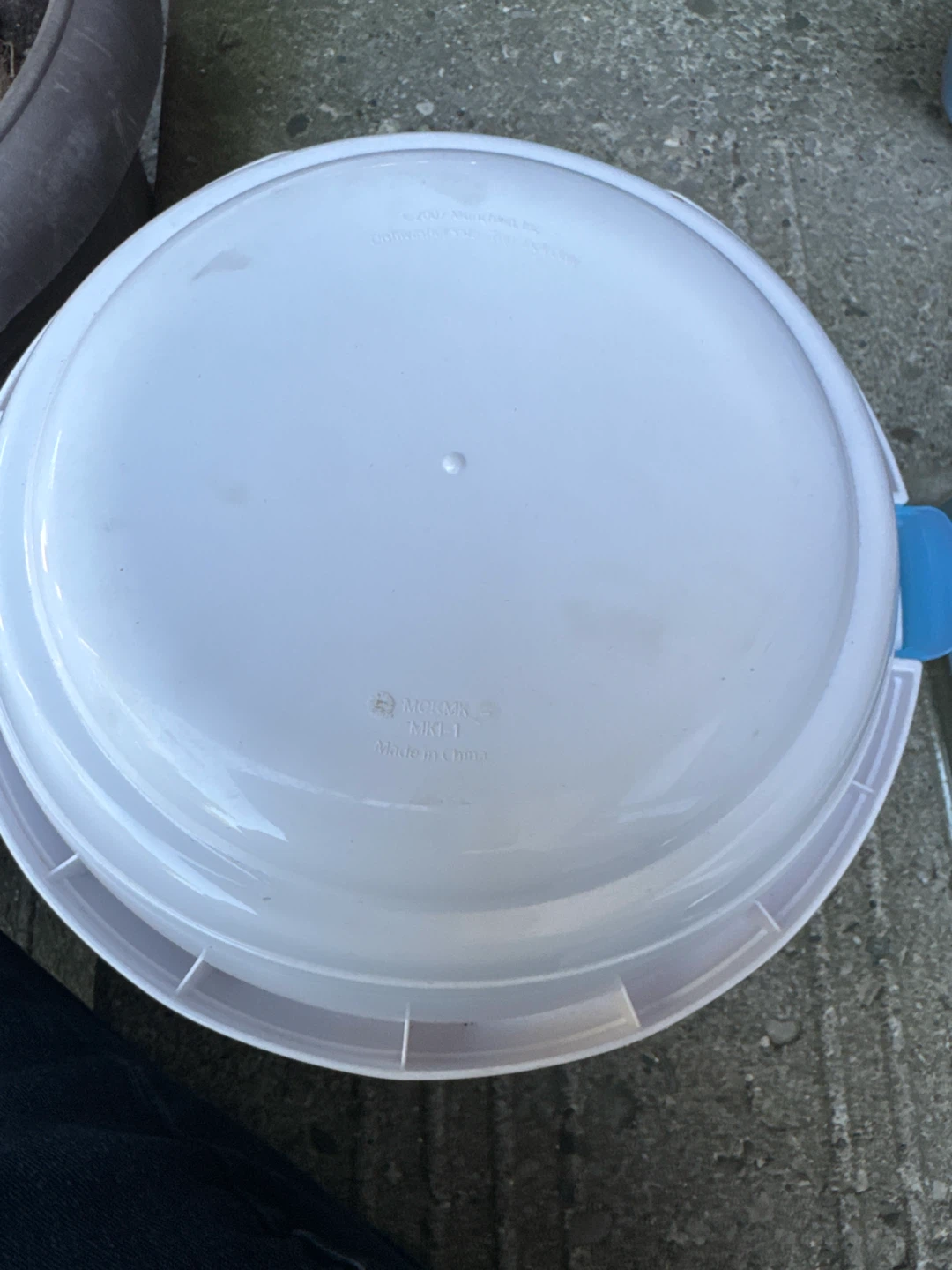 White Plastic Bucket